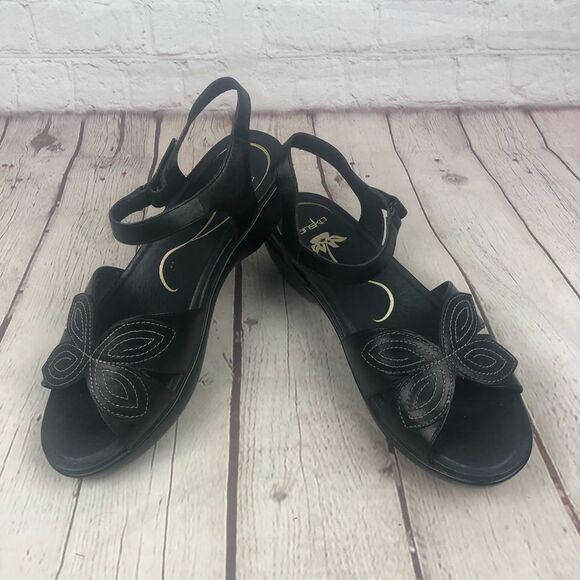 Dansko Black Leather Sandals Women's EU 40 - Picture 12 of 12